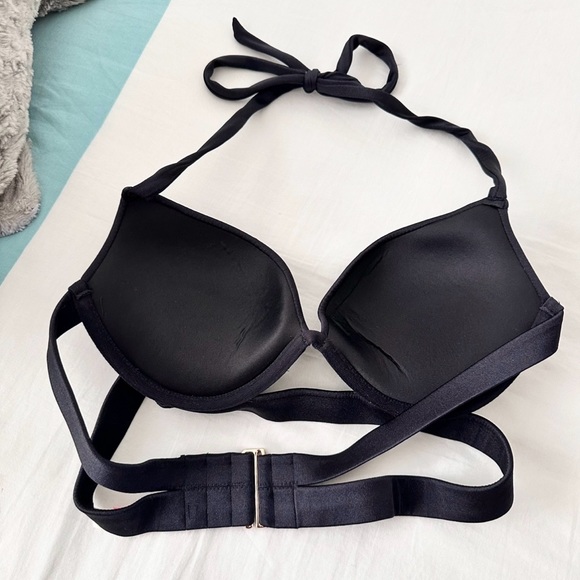 Victoria’s Secret Hottie Halter Top in black size 36B - Picture 2 of 8
